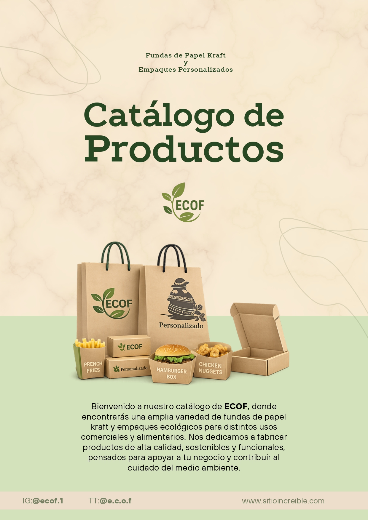 Empaques ECOF personalizados